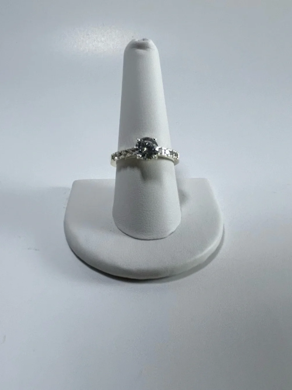 Charter Club Silver-Tone CZ Bridal Ring Set - Size 9